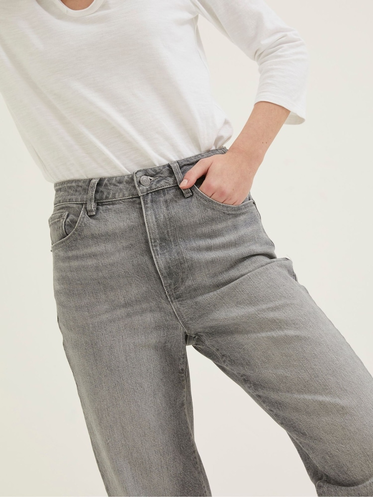 FatFace Grey Bray Barrel Jeans - Image 4 of 5