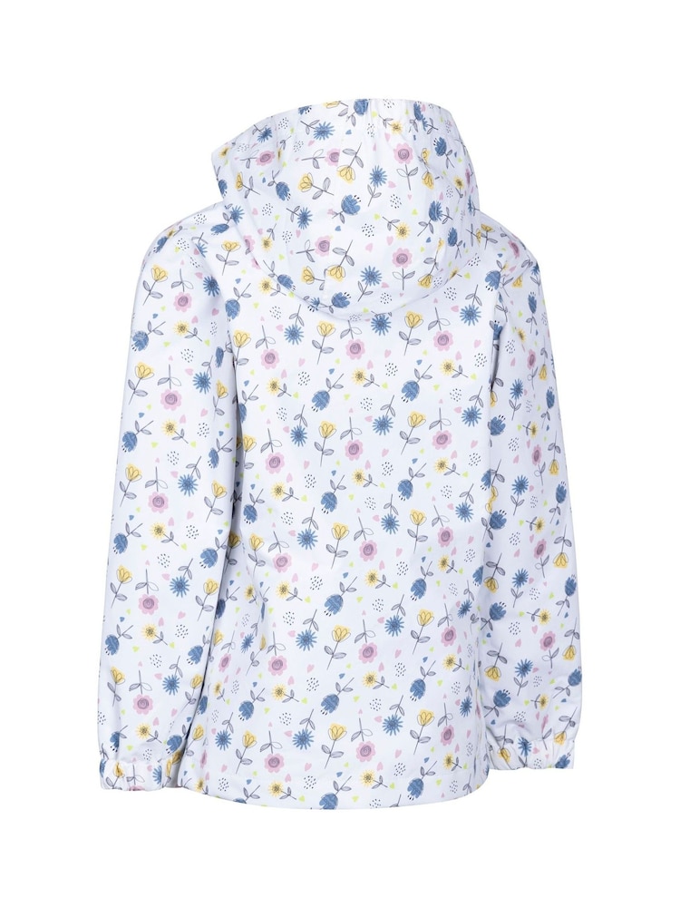 Trespass Drippy Waterproof Floral Print Jacket - Image 6 of 6