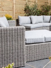 Rowlinson Grey Garden Marbella Rattan Effect Multifunction Furniture Set with Over 15 Seating Configurations - Image 7 of 14