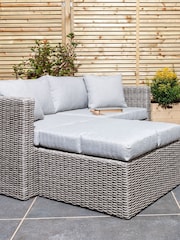 Rowlinson Grey Garden Marbella Rattan Effect Multifunction Furniture Set with Over 15 Seating Configurations - Image 9 of 14