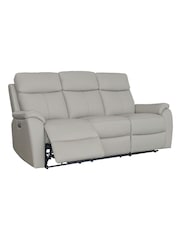 Aspire Furniture Pewter Kingsmere 3 Seater Power Recliner Sofa - Image 3 of 7