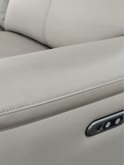 Aspire Furniture Pewter Kingsmere 3 Seater Power Recliner Sofa - Image 5 of 7