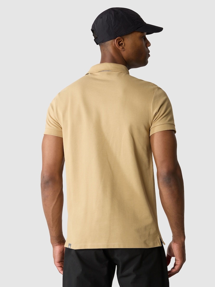 The North Face Brown Light Premium Pique Polo Shirt - Image 3 of 5