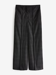 Grey/Black Check Superwide Trousers - Image 5 of 6