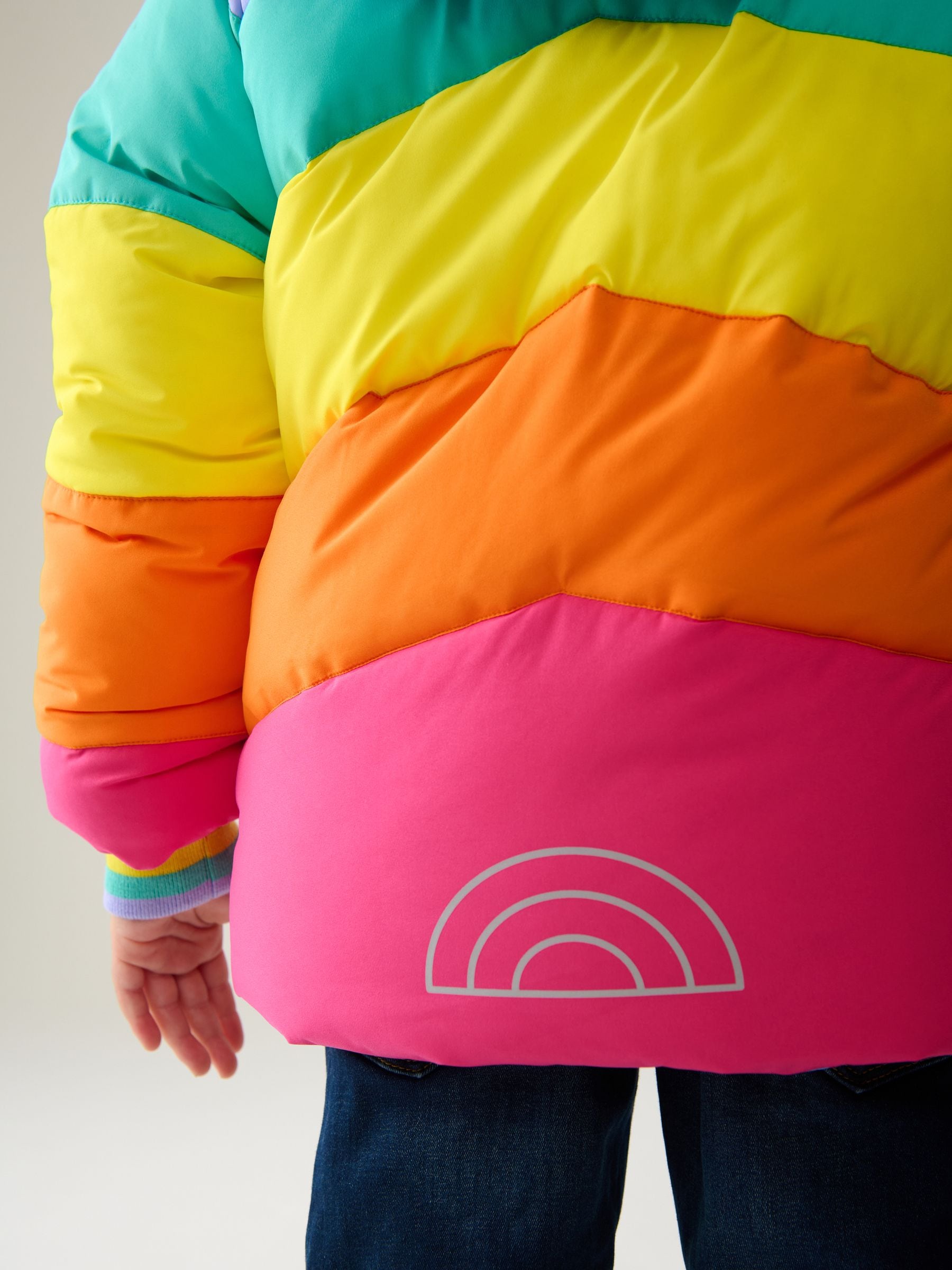 Rainbow coat womens cheap