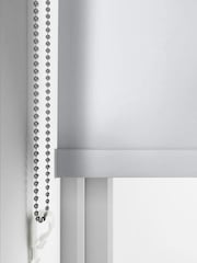 Polar White Plain Blackout Made to Measure Roller Blind - Image 4 of 5