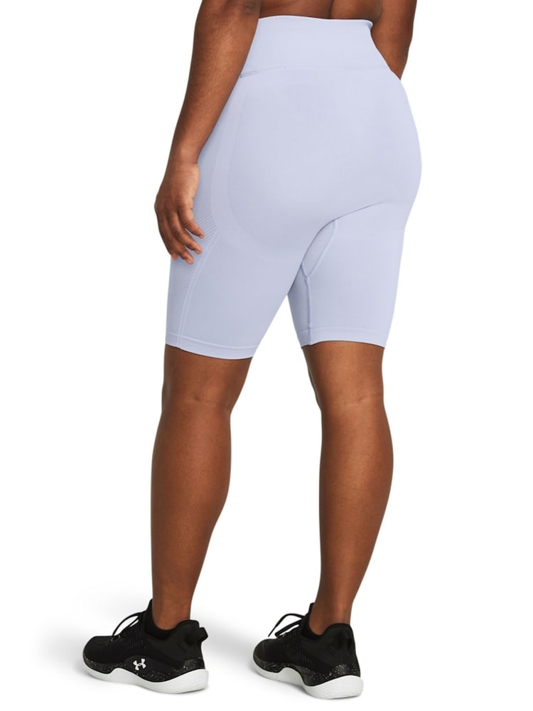 Under Armour Blue/White Train Seamless Shorts - Image 2 of 6