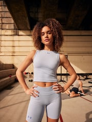 Under Armour Blue/White Train Seamless Shorts - Image 5 of 6