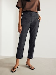 Grey/Black Check Slim Trousers - Image 1 of 7