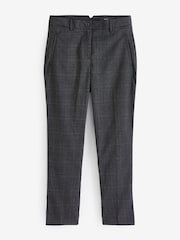 Grey/Black Check Slim Trousers - Image 6 of 7