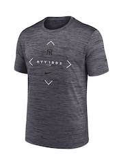 Nike Grey New York Yankees Dark Velocity T-Shirt - Image 2 of 3
