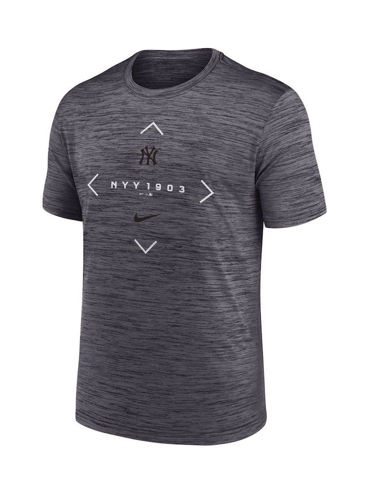 Nike Grey New York Yankees Dark Velocity T-Shirt - Image 2 of 3