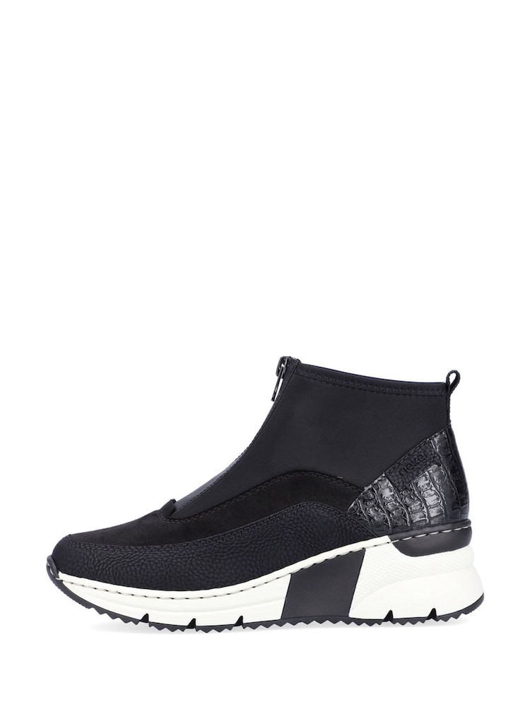 Rieker Ladies Short Zipper Boots - Image 2 of 10