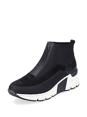 Rieker Ladies Short Zipper Boots - Image 3 of 10