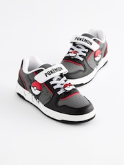 Gris - Pokémon One Strap Elastic Lace Trainers - Image 1 de 5