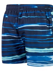 Niebieski - Męskie szorty kąpielowe Speedo Leisure o długości 14 cali z cyfrowym nadrukiem - Obraz 8 z 11