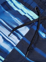 Niebieski - Męskie szorty kąpielowe Speedo Leisure o długości 14 cali z cyfrowym nadrukiem - Obraz 9 z 11