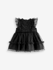 Black Mesh Baby Prom Dress (0mths-2yrs) - Image 2 of 4