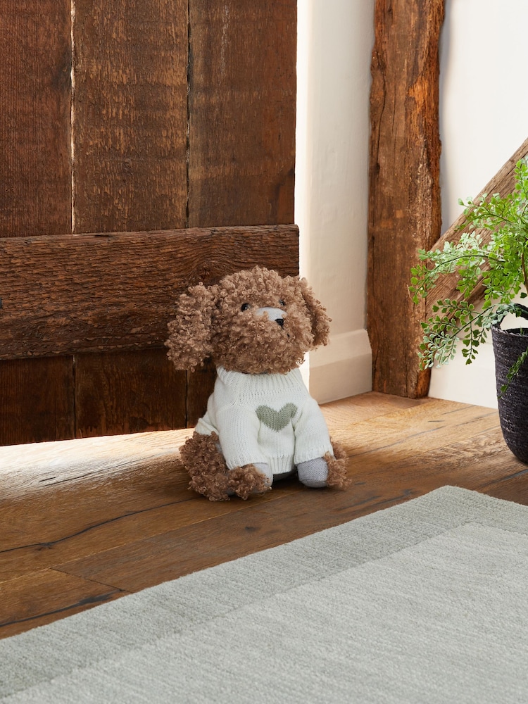 Sage Green Charlie the Cockapoo Doorstop - Image 1 of 4 Sage Green Charlie the Cockapoo Doorstop - Image 1 of 4