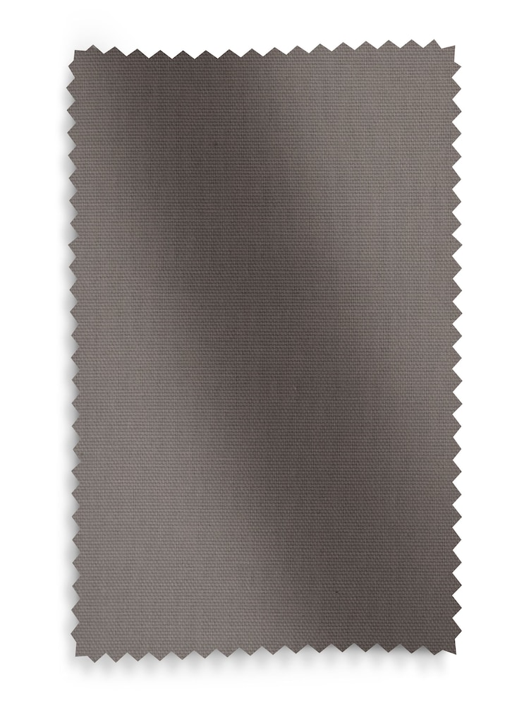 Grey Charcoal Ready Made Blackout Cotton Roman Blinds - Image 7 of 7