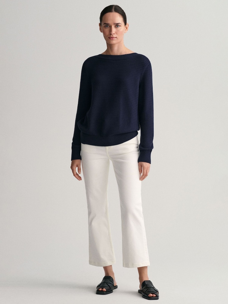 GANT Cropped Wide White Colour Jeans - Image 2 of 5