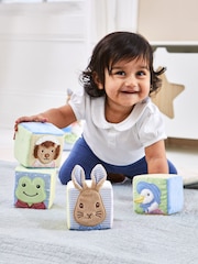 JoJo Maman Bébé Peter Rabbit 4-Pack Soft Cubes - Image 1 of 8