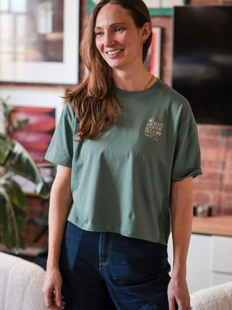 Veg Patch Is Calling Gardening T-Shirt by Solesmith - Image 1 of 2 Veg Patch Is Calling Gardening T-Shirt by Solesmith - Image 1 of 2