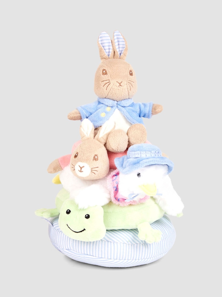 JoJo Maman Bébé Peter Rabbit & Friends Plush Stacker - Image 1 of 8
