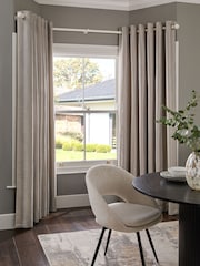 White 4m Bendable Bay Window Curtain Pole Kit - Image 1 of 3