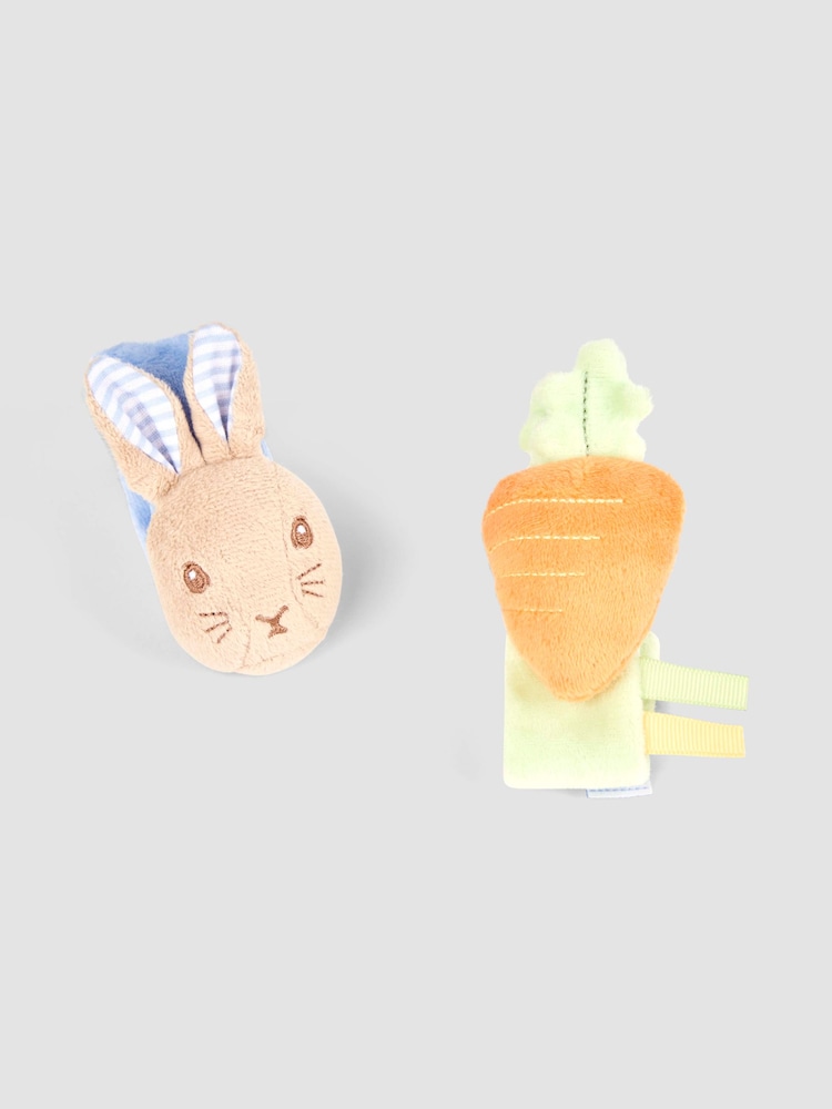JoJo Maman Bébé Peter Rabbit Wrist Rattles - Image 4 of 4 JoJo Maman Bébé Peter Rabbit Wrist Rattles - Image 4 of 4