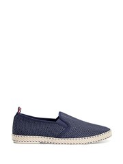 Dune London Blue Chrome Flin Mesh Espadrille Shoes - Image 1 of 5