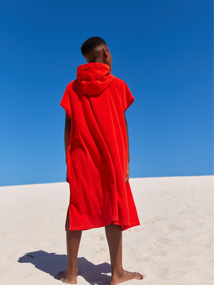 Red Towelling Cover-Up (3-16yrs) - Image 2 of 7