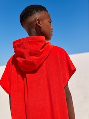 Red Towelling Cover-Up (3-16yrs) - Image 3 of 7