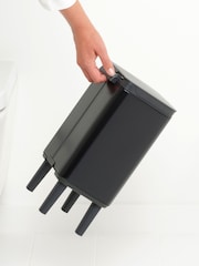 Brabantia Black Bo Waste Bin Hi 4L - Image 3 of 6