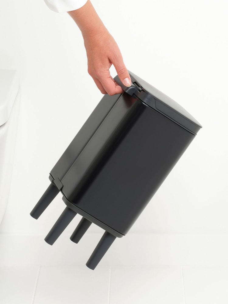 Brabantia Black Bo Waste Bin Hi 4L - Image 3 of 6