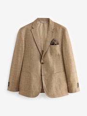 Barbour® Neutral Check Blazer - Image 6 of 16