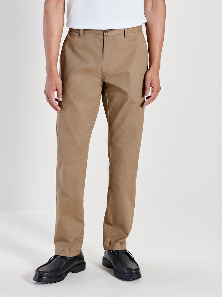 Stone - Gerade Passform - Weiche, bedruckte Chinohose mit Stretch - Bild 1 von 5 Stone - Gerade Passform - Weiche, bedruckte Chinohose mit Stretch - Bild 1 von 5