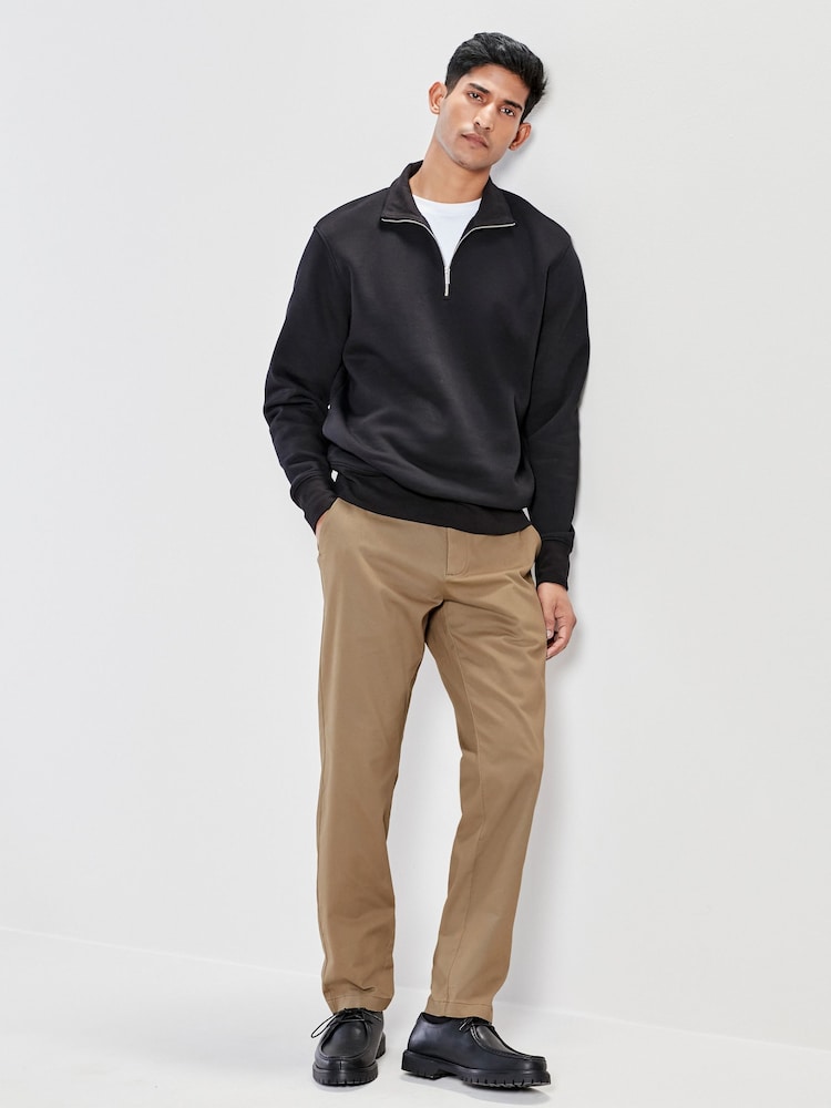 Stone - Gerade Passform - Weiche, bedruckte Chinohose mit Stretch - Bild 2 von 5 Stone - Gerade Passform - Weiche, bedruckte Chinohose mit Stretch - Bild 2 von 5