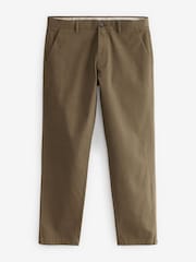 Stone Straight Fit Stretch Printed Soft Touch Chino Trousers - Image 6 of 9
