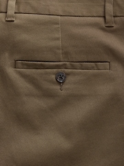 Stone Straight Fit Stretch Printed Soft Touch Chino Trousers - Image 8 of 9
