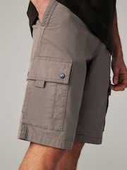 Dark Stone Belted Cargo Shorts - Image 4 of 11