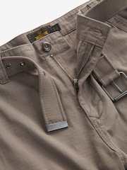 Dark Stone Belted Cargo Shorts - Image 7 of 11