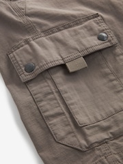Dark Stone Belted Cargo Shorts - Image 9 of 11