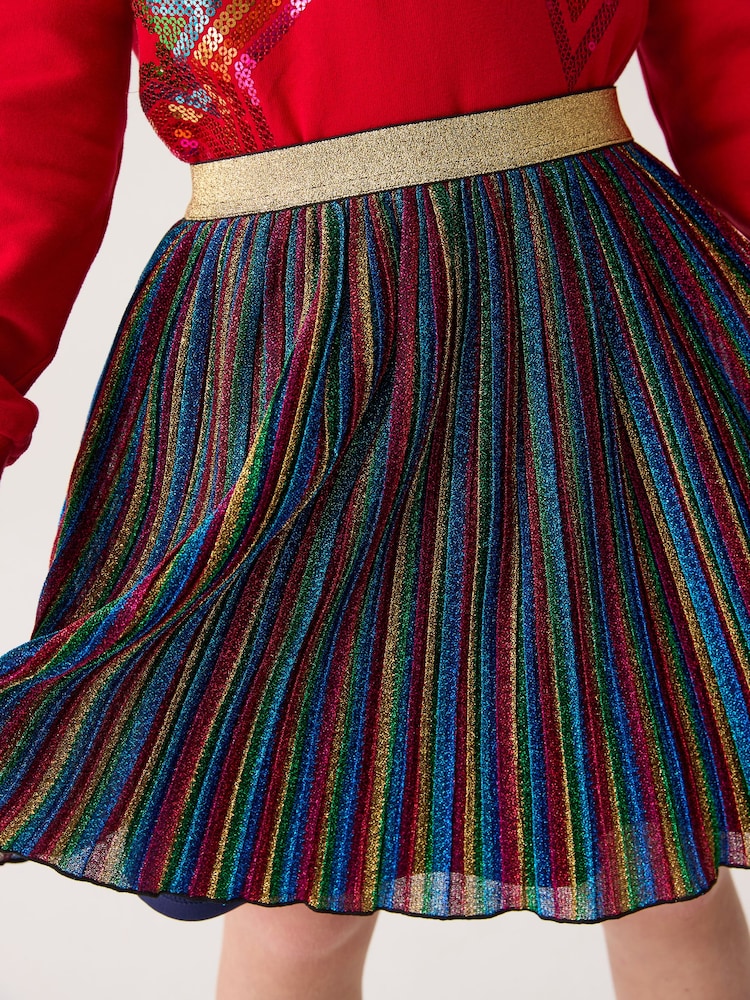 Little Bird by Jools Oliver Multi Rainbow Party Skirt - Image 2 of 5
