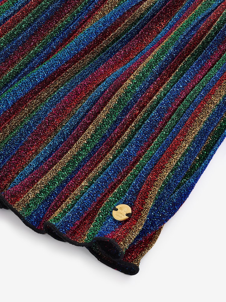 Little Bird by Jools Oliver Multi Rainbow Party Skirt - Image 5 of 5
