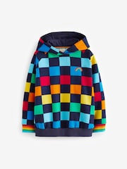 Little Bird by Jools Oliver Colorful Checkerboard Hanorac cu glugă - Imaginea 1 din 7