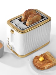 Salter White Palermo Texture 2 Slice Toaster - Image 1 of 4