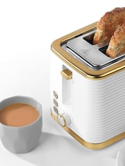 Salter White Palermo Texture 2 Slice Toaster - Image 3 of 4