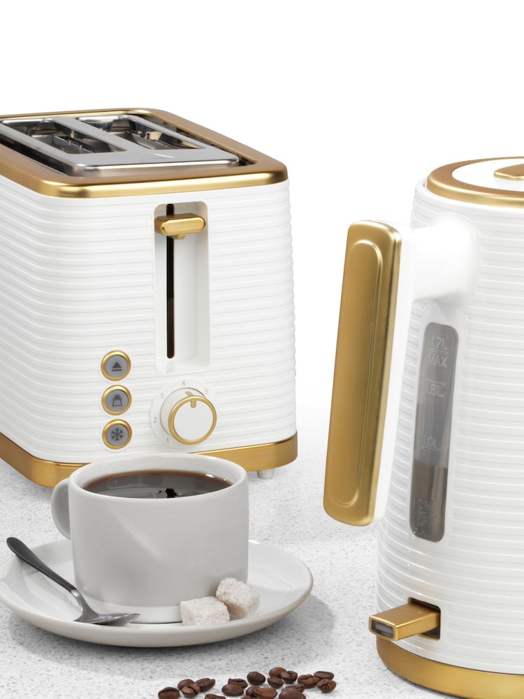 Salter White Palermo Texture 2 Slice Toaster - Image 4 of 4