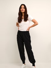 Cream Charlott Harem Casual Fit Black Trousers - Image 2 of 5
